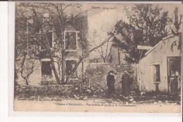 08 - Haraucourt - Chateau Bombardement 14-18 - Militaria - Carte De Poilu - Non Classificati
