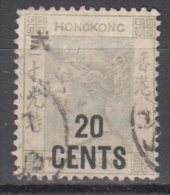 Hong Kong    Scott No.   61    Used    Year  1891 - Gebruikt