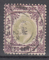 Hong Kong    Scott No.   80     Used    Year  1903    Wmk 2 - Gebraucht