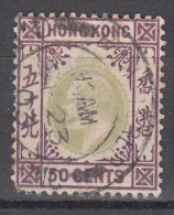 Hong Kong    Scott No.   80     Used    Year  1903    Wmk 2 - Usados
