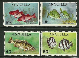 Anguilla     "Fishes"     Set     SC# 83-86    MNH** - Anguilla (1968-...)