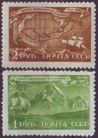 RUSSIA - USSR  -  BICENTENARIO DE LA MUERTE DEL EXPLORADOR VITUS BERING - SHIPS - **MNH -1943 - Explorers