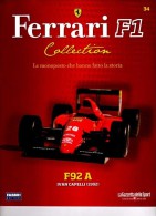 § FERRARI F1 Collection # 34 - F92 A - 1992 - Ivan Capelli - Booklet Fascicolo - Motori