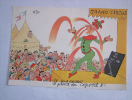 CARTE PUBLICITAIRE PHARMACIE Par  DUBOUT -  GRAND CIRCUS - Dubout