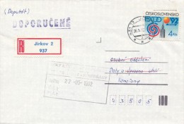 C10297 - Czechoslovakia (1992) 431 12 Jirkov 2 (stamp: EXPO 92 Sevilla) - 1992 – Séville (Espagne)