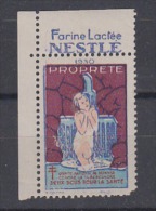 Contre La Tuberculose Propreté 1930 Farine NESTLE - Tuberkulose-Serien