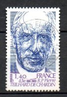 FRANCE. N°2152 Oblitéré De 1981. P. Teilhard De Chardin. - Teologi