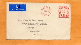 Ireland 1953 Cover Mailed To USA - Brieven En Documenten