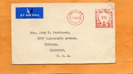 Ireland 1953 Cover Mailed To USA - Brieven En Documenten
