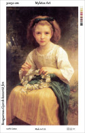 New Tapestry, Gobelin, Picture, Print, Bouguereau, Wreath, Child - Andere & Zonder Classificatie