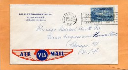 Cuba 1942 Cover Mailed To USA - Lettres & Documents