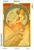 New Tapestry, Gobelin, Picture, Print, Mucha, Painting, Woman - Andere & Zonder Classificatie