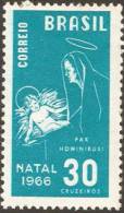 BRAZIL #1030    CHRISTMAS  1966 - Ungebraucht