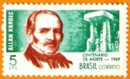 BRAZIL #1118 -  100 Years Of The Death Of Allan Kardec - Neufs