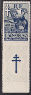 1943 - YVERT N°65 ** SANS CHARNIERE - COTE = 60 EUROS - Autres & Non Classés