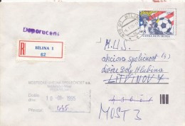 C10340 - Czech Rep. (1995) 418 01 Bilina 1 (stamp: 8,00 - Football, World Cup 1994 USA) - 1994 – Estados Unidos