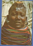 TURKANA GIRL -Kenia -Folklore   - F/G  Colore (50409) - Zonder Classificatie