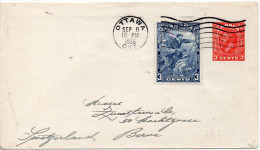 CANADA ENTIER POSTAL POUR LA SUISSE 1936 - 1903-1954 Kings