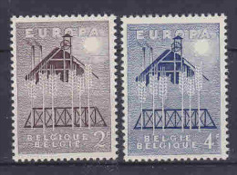 Europa Cept 1957 Belgium 2v ** Mnh (14540) - 1957