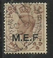 COLONIE OCCUPAZIONI STRANIERE MEF 1943 - 1947 M.E.F. 5 P USED - Occ. Britanique MEF