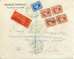 1928 Lettre De Le Caire Vers London, Recommande. Cover - Covers & Documents