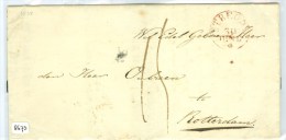 VOORLOPER * HANDGESCHREVEN BRIEF UIT 1835 Van UTRECHT Naar ROTTERDAM (8673) - ...-1852 Prephilately