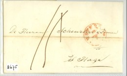 VOORLOPER * HANDGESCHREVEN BRIEF UIT 1842 Van ROTTERDAM Naar 's-GRAVENHAGE (8675) - ...-1852 Prephilately