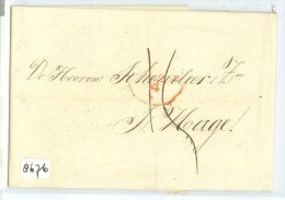 VOORLOPER * HANDGESCHREVEN BRIEF UIT 1845 Van GOUDA Naar ´s-GRAVENHAGE (8676) - ...-1852 Voorlopers