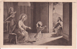 CPA Ste-Thérèse De L'Enfant Jésus Jetant Des Fleurs Sous Les Pas De L'Enfant-Jésus  - 1928 (7347) - Santi