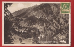 CTET-12 Le Châtelard  Frontière Et Ligne Martigny-Chamonix.   Affranchissement Frontal Cachet 1927 Pour Le Havre France - Martigny