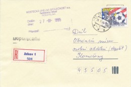 C10389 - Czech Rep. (1995) 431 11 Jirkov 1 (stamp: 8,00 - Football, World Cup 1994 USA) - 1994 – États-Unis