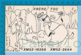 Sexy QSL  Station Et Mobile "Frere Toc  "  Ste Julienne Quebec Canada  ( XM-52.., CB Radio  ) Recto/verso - CB