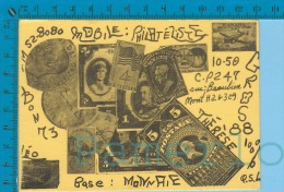 QSL Base Ou Mobile " Philateliste Et Monnaie "  Montreal Quebec Canada  ( XM-52..., CB Radio   ) Recto/verso - CB-Funk