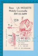 QSL Base Ou Mobile "La Mouette & Coccinelle " Ste-Croix Lotbiniere Quebec Canada  ( XM-55..., CB Radio  ) Recto/verso - CB