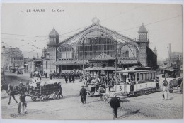 Le Havre (76 Seine Maritime), La Gare, Carte Postale Ancienne. - Station