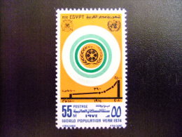 EGIPTO - EGYPTE - EGYPT - UAR - 1974 - Yvert Nº 940 ** MNH ANNÉE MONDIALE DE LA POPULATION - Neufs