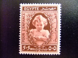 EGIPTO - EGYPTE - EGYPT - UAR - 1940 - Yvert Nº 220 * MH - POUR L´ENFANCE ( PRINCESSE FERIAL , Á 18 MOIS ) - Nuevos