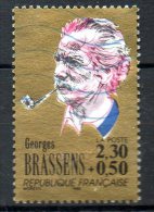 FRANCE. N°2654 Oblitéré De 1990. G. Brassens. - Sänger