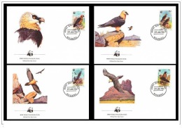 (WWF-034) FDC W.W.F. Lesotho Lammergeier / Fauna / Bird 1986 - FDC