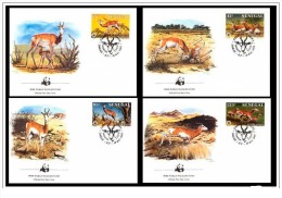(WWF-036) FDC W.W.F. Senegal Gazelle 1986 - FDC