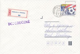 C10393 - Czech Rep. (1995) 463 42 Hodkovice Nad Mohelkou (stamp: 8,00 - Football, World Cup 1994 USA) - 1994 – Stati Uniti