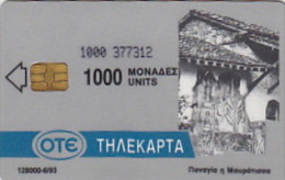 Telefonkarte Griechenland  Chip OTE   Nr.25  1993  1ØØØ  Aufl. 128.000 St. Geb. Kartennummer  377312 - Griechenland