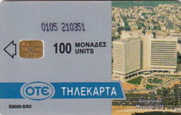 Telefonkarte Griechenland  Chip OTE   Nr.30  1993  0105  Aufl. 50.000 St. Geb. Kartennummer  210351 - Griechenland