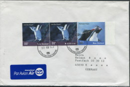 2002 New Zealand Ross Lyttelton Polar Antarctic Penguin Cover - Faune Antarctique