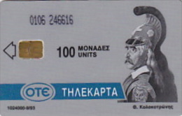 Telefonkarte Griechenland  Chip OTE   Nr.31  1993  0106  Aufl. 1.024.000 St. Geb. Kartennummer  246616 - Griechenland