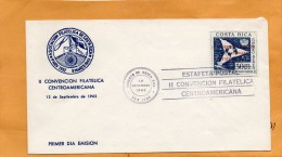 Costa Rica 1962 FDC - Costa Rica