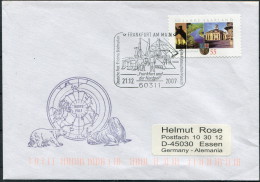 2007 Germany Deutsche Frankfurt Polar Bear Arctic Nordpol Walrus Brief - Fauna ártica