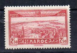 Maroc PA N°37 Neuf Charniere - Poste Aérienne