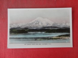 Canada > British Columbia> Victoria   RPPC      Mt Baker From Oak Bay   Ref 1415 - Victoria