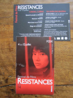 Carte : Festival De Films Résistances, Foix, 2014 - Autres & Non Classés